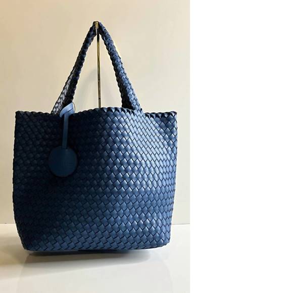 Ilse Jacobsen Burnt Caramel Tote Bag with Metallic Brown